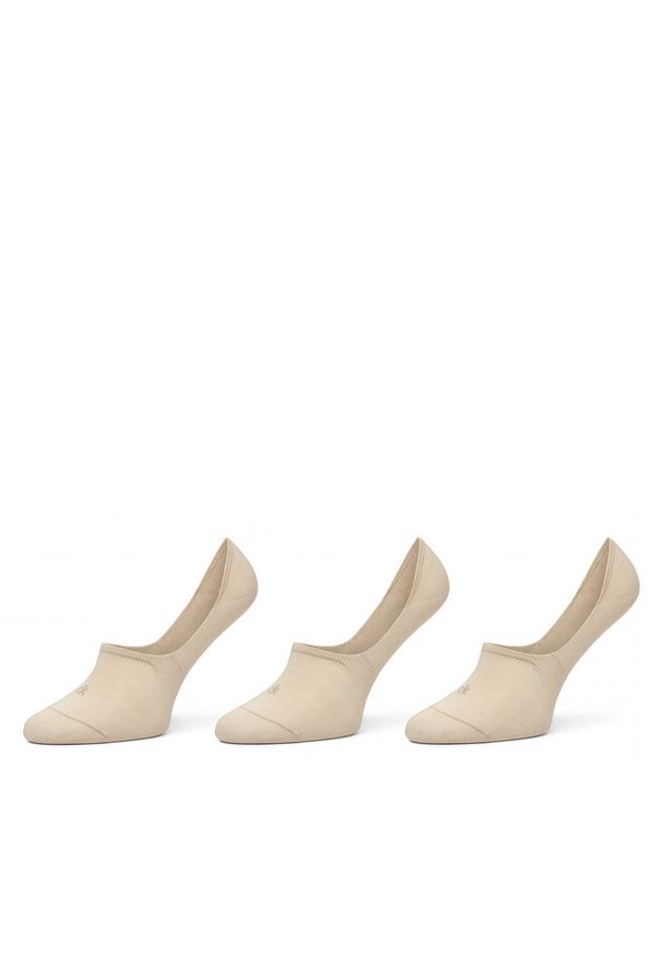 Stopki Calvin Klein. Kolor: beżowy