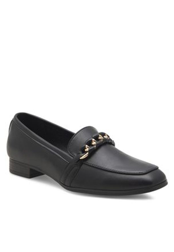 DeeZee Loafersy EMMERENTIA HY8757-4 Czarny. Kolor: czarny. Materiał: skóra