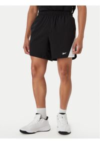 Reebok Szorty sportowe Błażej RK25879CCM Czarny Regular Fit. Kolor: czarny. Materiał: syntetyk. Styl: sportowy #1