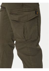 Alpha Industries Joggery Twill 116202 Zielony Regular Fit. Kolor: zielony. Materiał: bawełna #4