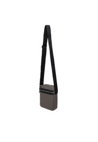 Calvin Klein Saszetka Contrast Reporter LV04D3175G Szary. Kolor: szary. Materiał: materiał #4