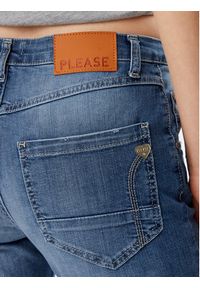 Please Jeansy P1YMBQ2W5L Granatowy Slim Fit. Kolor: niebieski #4