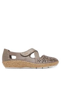 Półbuty Rieker. Kolor: beżowy #1