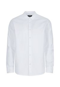 Ochnik - Klasyczna biała koszula męska. Okazja: na co dzień. Typ kołnierza: button down. Kolor: biały. Materiał: bawełna. Długość: długie. Styl: klasyczny #3