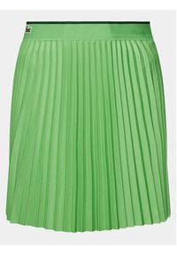 Lacoste Spódnica plisowana JF2701 Zielony Regular Fit. Kolor: zielony. Materiał: syntetyk #4