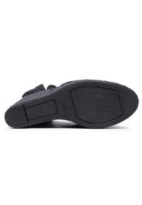 Castañer Espadryle Carina C/8ED/001 020966-100 Czarny. Kolor: czarny. Materiał: materiał #8