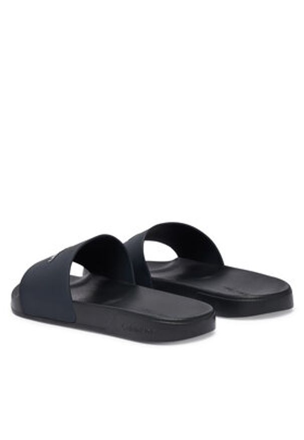 Calvin Klein Klapki Ess Slide Monobrand Cv HM0HM02107 Granatowy. Kolor: niebieski. Materiał: syntetyk