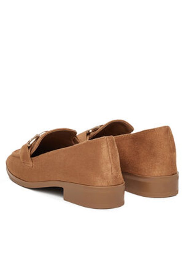 DeeZee Loafersy RD2 Brązowy. Kolor: brązowy. Materiał: materiał