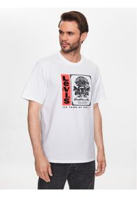 Levi's® T-Shirt 16143-1220 Biały Relaxed Fit. Kolor: biały. Materiał: bawełna