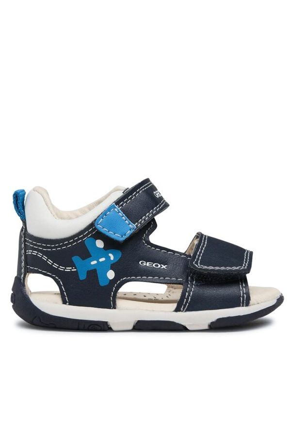 Geox Sandały B Sandal Tapuz Boy B150XB000BCC0693 Granatowy. Kolor: niebieski