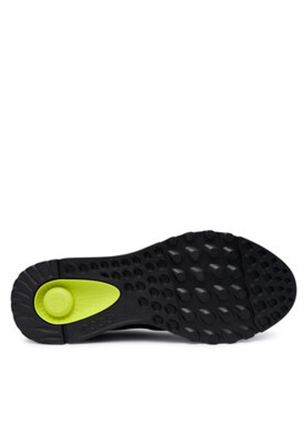 ecco - ECCO Sneakersy Exostride M 83541402001 Czarny. Kolor: czarny. Materiał: nubuk, skóra