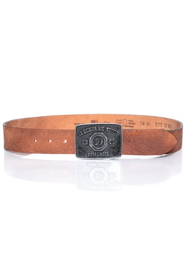 Tom Tailor - TOM TAILOR PASEK SKÓRZANY TM0173R13 40mm Gürtel Q.2081 0660. Materiał: skóra. Wzór: paski. Styl: klasyczny