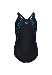 Strój kąpielowy dziewczęcy jednoczęściowy na basen Arena Rising Sun. Kolor: niebieski, wielokolorowy, czarny #1