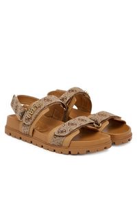 Guess Sandały FLPZY2 FAL03 Brązowy. Kolor: brązowy. Materiał: materiał #5