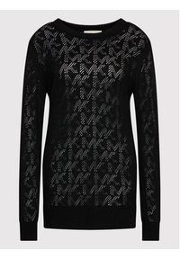 MICHAEL Michael Kors Sweter MU260DBCSN Czarny Relaxed Fit. Kolor: czarny. Materiał: wełna