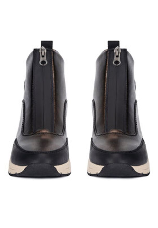 Rieker Botki N9381-60 Brązowy. Kolor: brązowy. Materiał: skóra