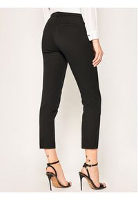 Lauren Ralph Lauren Spodnie materiałowe 200747991001 Czarny Slim Fit. Kolor: czarny. Materiał: materiał, wiskoza, bawełna