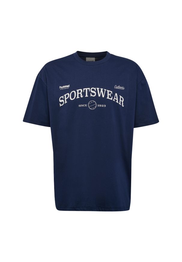 Koszulka Hummel Club Loose. Typ kołnierza: polo. Kolor: niebieski