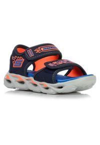 skechers - Buty do chodzenia dla dzieci Skechers Thermo splash Heat-flo. Kolor: niebieski. Materiał: syntetyk, materiał. Sezon: lato