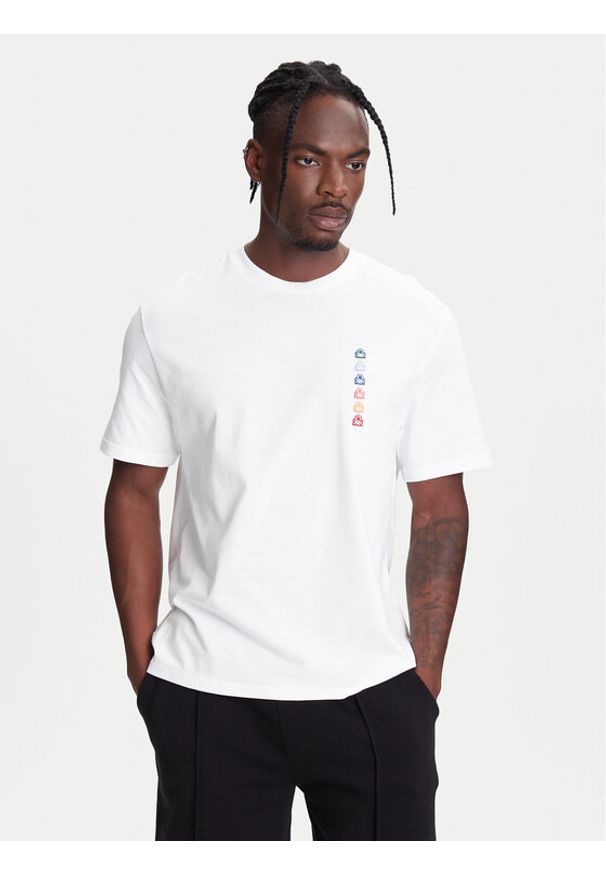 United Colors of Benetton - United Colors Of Benetton T-Shirt 3BL0U10A1 Biały Oversize. Kolor: biały. Materiał: bawełna