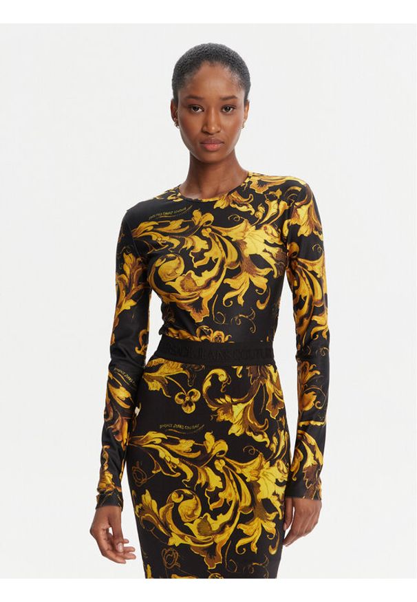 Versace Jeans Couture Body 79HAM221 JS501 Czarny Slim Fit. Kolor: czarny. Materiał: syntetyk