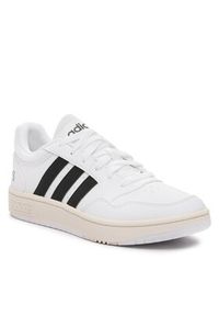 Adidas - adidas Sneakersy Hoops 3.0 Low Classic Vintage Shoes GY5434 Biały. Kolor: biały. Materiał: skóra #5
