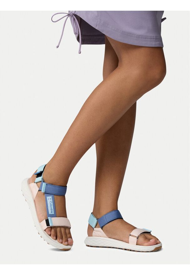 columbia - Columbia Sandały Konos Globetrot 2126911 Granatowy. Kolor: niebieski. Materiał: materiał