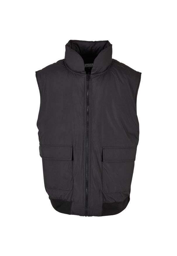 Kurtka puchowa bez rękawów Urban Classics Clean. Okazja: na co dzień. Kolor: czarny. Materiał: puch. Długość rękawa: bez rękawów. Styl: casual