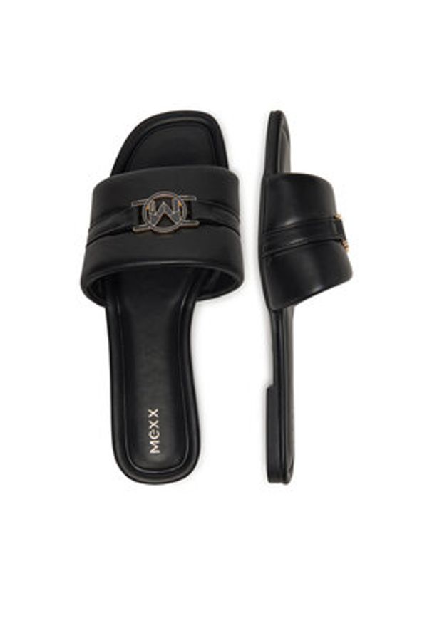 MEXX Klapki R24SS944932 Czarny. Kolor: czarny. Materiał: syntetyk, materiał