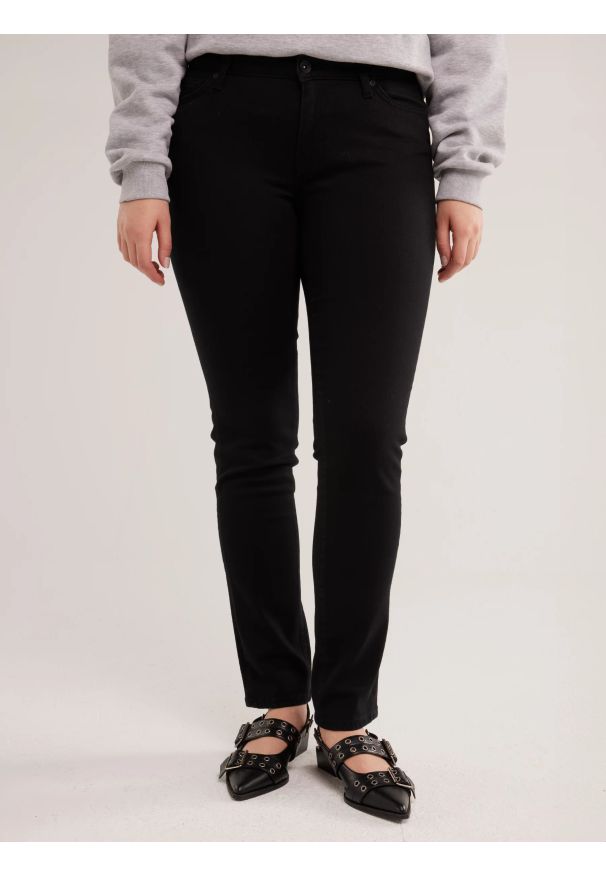 Big-Star - Jeansy damskie czarne Katrina 915. Okazja: do domu, na co dzień. Kolor: czarny. Styl: casual, sportowy, klasyczny