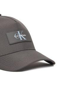Calvin Klein Czapka z daszkiem Logo LV04D5025G Beżowy. Kolor: beżowy. Materiał: poliester, materiał