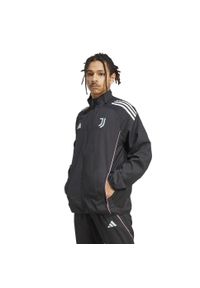 Adidas - Kurtka dresowa Prematch Juventus Turyn 2025/26. Kolor: czarny. Materiał: dresówka. Sport: piłka nożna #2