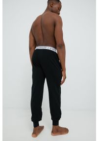Polo Ralph Lauren spodnie piżamowe męskie kolor czarny gładka. Kolor: czarny. Materiał: dzianina. Wzór: gładki #3