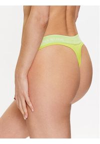 Calvin Klein Underwear Stringi 000QF7283E Zielony. Kolor: zielony. Materiał: bawełna #2