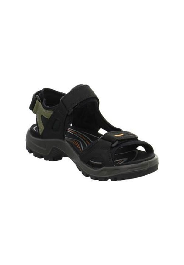 ecco - Buty do chodzenia męskie Ecco Offroad Marine. Zapięcie: rzepy. Kolor: czarny. Materiał: materiał, syntetyk. Sport: turystyka piesza