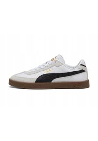 Puma - Buty na co dzień damskie PUMA CLUB II skóra. Okazja: na co dzień. Kolor: biały, wielokolorowy, czarny. Materiał: materiał, syntetyk