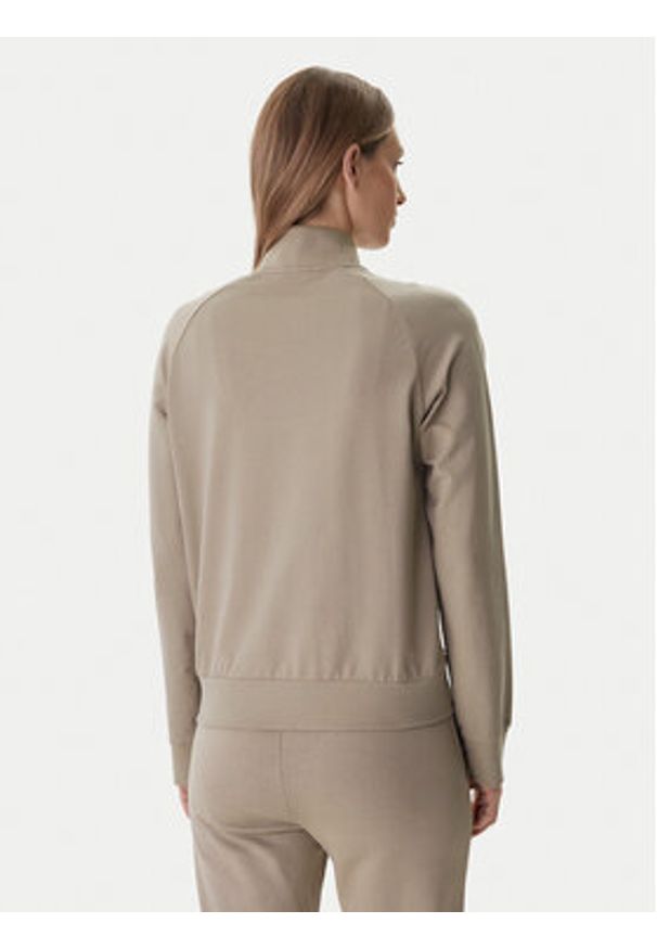 EA7 Emporio Armani Bluza 7W000457 AF13135 Brązowy Regular Fit. Kolor: brązowy. Materiał: bawełna