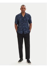 BOSS Koszula Rayer 50559632 Granatowy Regular Fit. Kolor: niebieski. Materiał: wiskoza #2