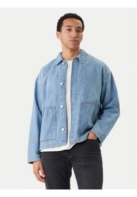 Jack & Jones Koszula jeansowa Cambridge 12293585 Niebieski Oversize. Kolor: niebieski. Materiał: bawełna #1