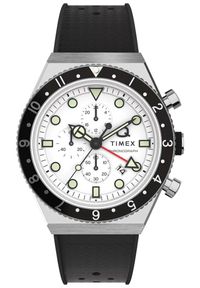 Timex - TIMEX ZEGAREK Q Three Time Zone TW2V70100. Materiał: tworzywo sztuczne