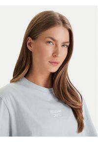 Reebok T-Shirt Suzie RK25505CCW Błękitny Relaxed Fit. Kolor: niebieski. Materiał: bawełna #10
