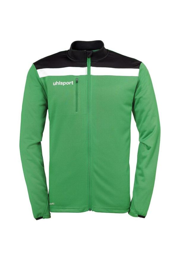 UHLSPORT - Kurtka Uhlsport Offense 23 Poly. Kolor: czarny, zielony, wielokolorowy. Materiał: poliester. Sport: piłka nożna