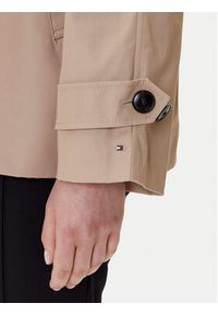 TOMMY HILFIGER - Tommy Hilfiger Trencz WW0WW45618 Beżowy Regular Fit. Kolor: beżowy. Materiał: bawełna #2