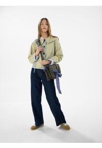 Reserved - Pikowana torebka - brązowy. Kolor: brązowy. Wzór: gładki. Materiał: pikowane #1