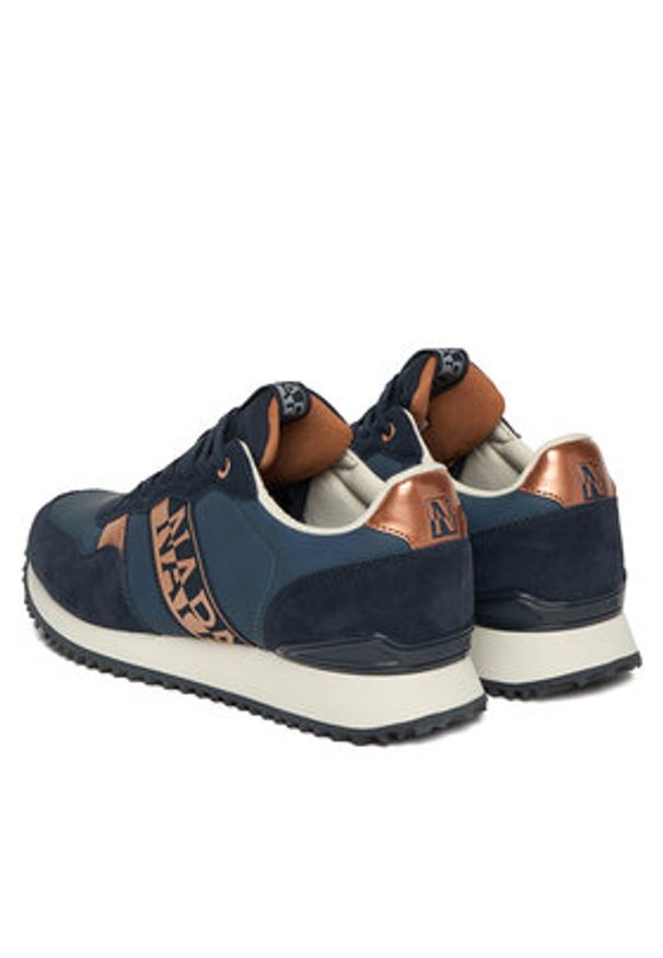 Napapijri Sneakersy Astra NP0A8912 Granatowy. Kolor: niebieski. Materiał: materiał