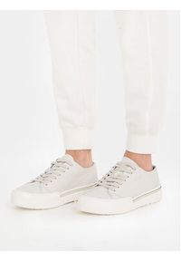 Calvin Klein Sneakersy Low Top Lace Up HM0HM01177 Biały. Kolor: biały #5