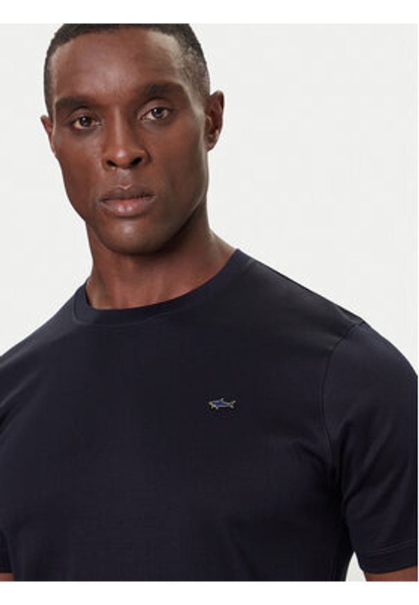 PAUL & SHARK - Paul&Shark T-Shirt 15311610 Granatowy Regular Fit. Kolor: niebieski. Materiał: bawełna