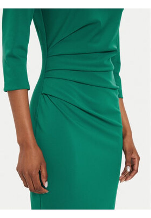Rinascimento Sukienka koktajlowa CFC0121014003 Zielony Regular Fit. Kolor: zielony. Materiał: syntetyk. Styl: wizytowy