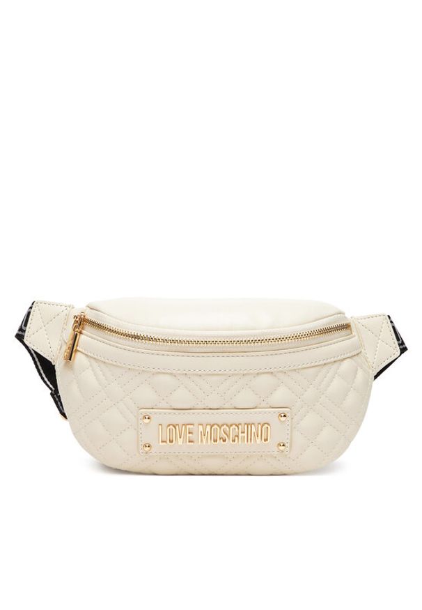 Love Moschino - LOVE MOSCHINO Saszetka nerka JC4003PP1NLA0110 Beżowy. Kolor: beżowy. Materiał: skóra
