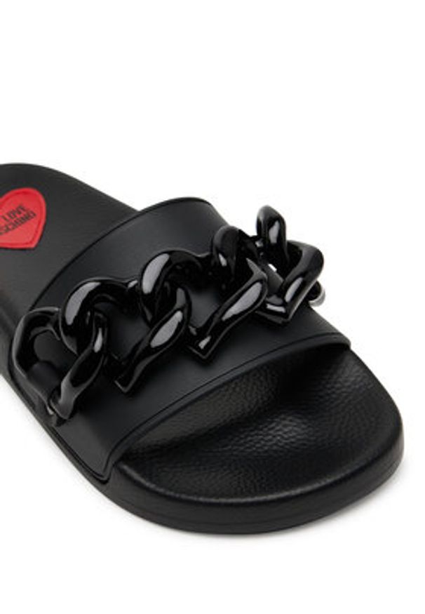 Love Moschino - LOVE MOSCHINO Klapki JA28132G1MI17000 Czarny. Kolor: czarny
